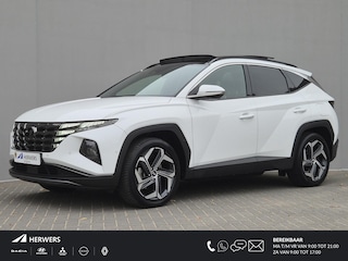 Hyundai Tucson 1.6 T-GDI PHEV Plug-in Premium Sky 4WD Automaat / Trekgewicht 1350 kg / Glazen schuif- en kanteldak / Apple Carplay Android Auto / Allseason Banden / Stuur-, Stoel en Achterbankverwarming / Elektrische achterklep