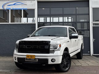 Ford F-150 6.2 V8 Platinum / Heavy Duty | LPG | Leder | Panorama dak | Treeplanken | Wit metallic!