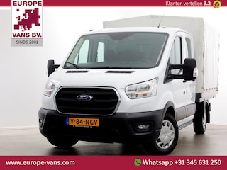 Ford Transit 2.0 TDCI 130pk L2H1 Trend D.C. Open Laadbak met huif 05-2020