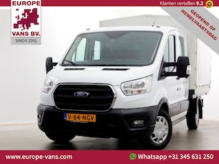 Ford Transit 2.0 TDCI 130pk L2H1 Trend D.C. Open Laadbak met huif 05-2020