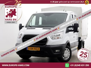 Ford Transit 2.0 TDCI 130pk L2H1 Trend D.C. Open Laadbak met huif 05-2020