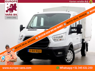 Ford Transit 2.0 TDCI 130pk L2H1 Trend D.C. Open Laadbak met huif 05-2020