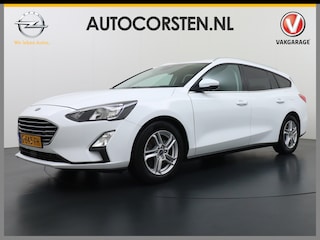 Ford Focus Wagon T101PK Navi Trekhaak Apple Carplay Android Auto Airco Cruise Control PdcTrend Edition Business EcoBoost Led Lane Assist Speed Sign Recognition Privacy Glas Lmv 1e Eigenaar Origineel Nederlandse Auto A-Label EURO6