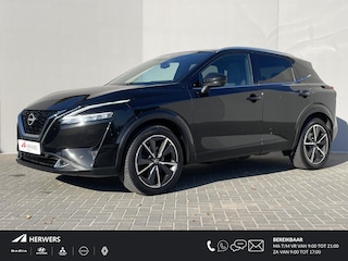 Nissan Qashqai 1.3 MHEV Xtronic Tekna Plus Automaat / Zeer compleet / Cold Pack / 1.800 kg trekgewicht / Panorama dak / HUD / Adapt. CC / Elektr. klep / Elektr. stoelen met massagefunctie / Navi / Apple Carplay Android / 19" LM wielen /