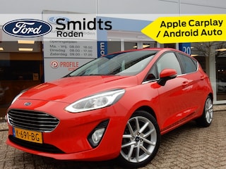 Ford Fiesta EcoBoost Hybrid 125 pk Titanium | Clima | Cruise | Parkeersensoren | Groot scherm | Apple Carplay