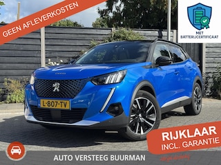 Peugeot 2008 GT Pack 50 kWh 136PK Automaat Navigatie, Achteruitrijcamera, Keyless, Panoramadak, Alcantara, Stoelverwarming