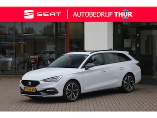 Seat Leon Sportstourer 1.4 TSI eHybrid PHEV FR Side assist sfeerverlichting navigatie grootbeeld leder alcantara ACC cruise control FR FULL Led cruise control parkeersensoren multifunctioneel lederen stuurwiel doorn ons geleverd en door osn dealer onderhouden