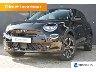 Fiat 600 1.2 Hybrid La Prima 110pk VOORRAAD-ACTIE! | Vol-Leder | Massage | Elektr. Stoelen | Elektr. Achterklep | Adaptive Cruise | Achteruitrijcamera | !!