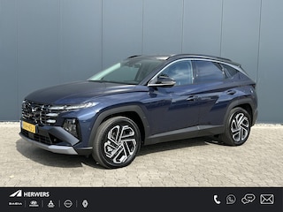 Hyundai Tucson 1.6 T-GDI HEV Premium / Leder / 360 Camera / Stoel- & Stuurverwarming / Stoelverkoeling / Navigatie / Adaptive Cruise Control / Climate Control / Snel Leverbaar! /