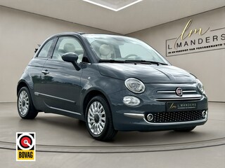 Fiat 500 1.2 Lounge 2019 GRIJS | Cabrio | Navigatie | Airco