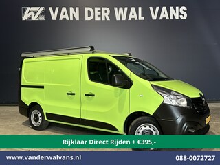 Renault Trafic 1.6 dCi L1H1 Euro6 Airco | Imperiaal | Trekhaak | Navigatie | Cruisecontrol Parkeersensoren, Bijrijdersbank