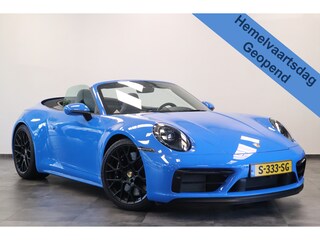 Porsche 911 Cabrio 3.0 Carrera 4 GTS Sport Chrono X- Sight NL Auto 480PK! Shark blue Dealer onderhouden