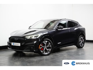 Ford Mustang Mach-E Extended AWD 98 kWh | Pano-dak | Dark Matter Grey! | B&O Audio | Memory stoel | 360 Camera | Technology pack+ | Elektrische achterklep | Leder | Adapt. Cruise | BLIS | Standkachel! | Stuur, Stoel en Voorruitverwarming