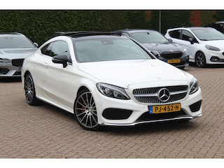 Mercedes-Benz Coupé 250 Prestige / Panoramadak / Camera / Burmester / Leder / 19'' / Dodehoek / DAB / Nightpakket / Stoelverwarming / Cruise Control