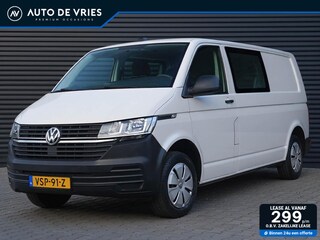 Volkswagen Transporter 2.0 TDI L2H1 Dubbel Cabine Economy Business | Airco | Carplay | Trekhaak