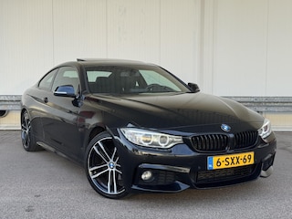BMW 4-serie Coupé 420i 3X M-Pakket|Schuifdak|SportAut|Leder|Navigatie|Xenon|NAP|Stoelverwarming|19"