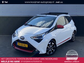 Toyota Aygo 1.0 VVT-i x-joy cabrio Sportieve auto met rode accenten en een Cabriodak! Airconditioning, achteruitrij camera, Apple Carplay/Android Auto, start/stop systeem