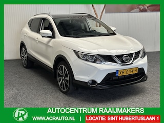 Nissan Qashqai 1.2 PREMIER EDITION NAVIGATIE CRUISE CONTROL BLUETOOTH TELEFOON DODEHOEKSENSOREN RONDOMZICHT CAMERA AFN. TREKHAAK ZEER MOOI !! Brgl