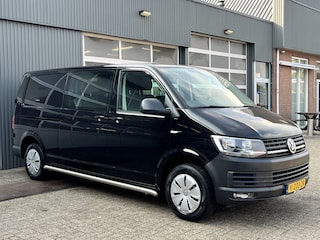 Volkswagen Transporter 2.0 TDI L2H1 DC 150pk Airco Cruise controle Telefoonverbinding Trekhaak 2500kg trekgewicht Navigatiesysteem schuifdeur Euro 6 DC 1e eigenaar Dealer onderhouden