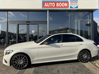 Mercedes-Benz C-klasse 180 AMG PRESTIGE AUTOMAAT PANO/LEER/19"AMG/LED /NAVI/CLIMA/SFEER/2XPDC/S&S/ - KM=NAP -