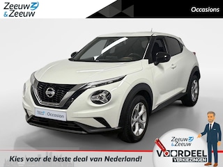 Nissan Juke 1.0 DIG-T Acenta AIRCO CAMERA STOELVERWARMING APPLE CARPLAY ANDROID AUTO CRUISE CONTROLE HOGE INSTAP DEALER ONDERHOUDEN ZEER MOOIE AUTO