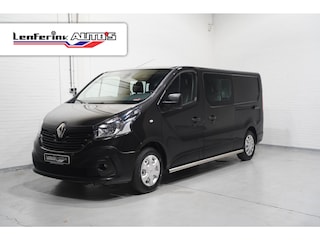Renault Trafic 1.6 dCi 120 pk Dubbel Cabine 2x Schuifdeur, Navi Airco, Trekhaak, Sidebars, APK 09-2026, 6-Zits