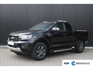 Ford Ranger 2.0 EcoBlue Wildtrak Supercab Origineel Nederlands! | 100% Dealer Onderhouden | Camera | Sperdifferentieel | Adaptive Cruise | Apple & Android Carplay | Stoelverwarming | Trekhaak