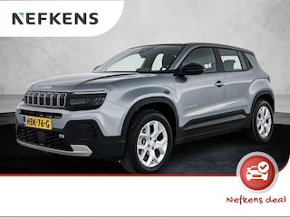 Jeep Avenger 1.2 e-Hybrid Altitude 100pk Automaat | Climate Control | Navigatie | Adaptieve Cruise Control | Achteruitrijcamera | Parkeersensoren Achter | LED Koplampen | 17" Lichtmetalen Velgen | Verwarmbare Voorstoelen | Apple Carplay/Android Auto |