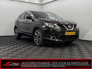 Nissan Qashqai 1.6 dCi Tekna Pano, Leder, 360 Camera, Stoelverwarming, Keyless start, Rijstrook correctie, Cruise control