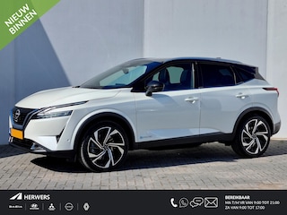Nissan Qashqai 1.5 e-Power Tekna Plus / All Season banden / Lederen bekleding met massagefunctie / Head-up Display / Elektrische kofferbak / Panoramadak /