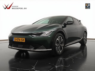 Kia EV6 58kWh Plus (SOH 97,7%) - Lederen bekleding - Navigatie - Elektr. stoelen - Stoel- en stuurverwarming - Afneembare trekhaak - Fabrieksgarantie tot 04-2030
