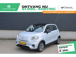 Leapmotor T03 EV 37,3 kWh 95pk Design I Bruut Edition I Leerpakket I Privacy Glass I Panoramadak I Achteruitrijcamera I 16 inch Full Black velgen