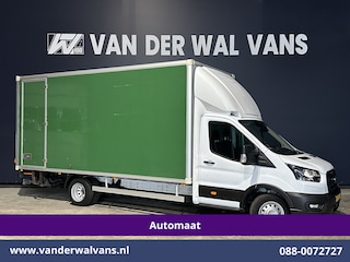 Ford Transit 2.0 TDCI 170pk Automaat Bakwagen 522cm Lang Laadklep Zijdeur Euro6 Airco | Cruisecontrol | 2800kg Trekhaak Verwarmde voorruit, Bijrijdersbank