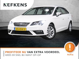 Seat Leon ST 116pk Style Intense | 1ste eigenaar | AppleCarPlay/AndroidAuto | Parkeersensoren VOOR+Achter | Armsteun | Keyless | Navigatie | Cruise Crontol | Climate | Privacy Glass | Isofix |