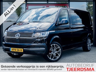 Volkswagen Transporter 2.0 TDI L2H1 30 DC Highline Caravelle Navi Clima Cruise Camera PDC Carplay 6-Zits BTW-Auto Automaat Trekhaak All-Season Dubbele Cabine