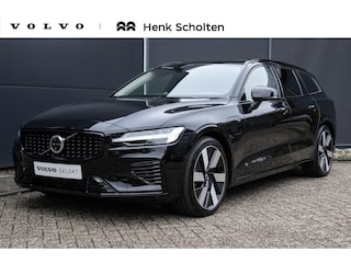 Volvo V60 2.0 T8 Plug-in hybrid AWD Ultra Dark | Massagestoelen | Elektrische trekhaak | Geventileerde stoelen | Bowers & Wilkins Hifi | 360 Camera