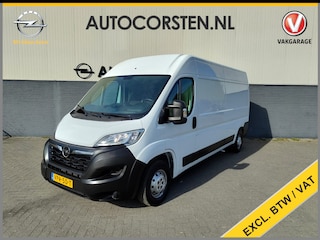 Opel Movano 2.2D 120PK L3H2 3-Persoons Navi DAB+ Airco Cruise Control Bluetooth Edition Treeplank Betonplex Vloer Wandbetimmering Schuifdeur 1e Eigenaar Euro 6