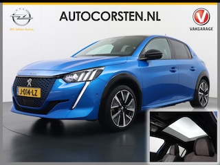 Peugeot 208 EV GT 350 50kWh Panormadak Adap.Cruise 360°Camera Navi Ecc Stoelverwarming Apple Carplay Android Auto DAB+ Lane Assist Keyless Led Pdc 1e Eigenaar Origineel Nederlandse Auto