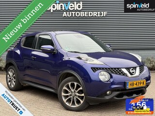 Nissan Juke 1.2 DIG-T S/S Tekna BJ`15 NAP NL Schuifdak Navi Cruise Climate
