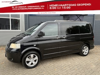 Volkswagen Multivan Camper 2.5 TDI Automaat Leer,Koelkast,18Inch,Trekhaak hemelverlichting kookstel toilet Vakantie klaar !!
