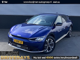 Kia EV6 Plus 77.4 kWh Trekhaak 13-polig, stoel ventilatie, stuur- & stoelverwarming, achterbank verwarmd, parkeersensoren, adaptieve cruise control, navigatie Apple CarPlay/Android Auto