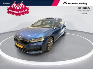 Skoda Superb Combi 1.5 TSI 204pk DSG PHEV Sportline Business · Panoramadak · Camera · Elek. Trekhaak · Massage · Elek.Voorstoel · 18'' Inch · Garantie t/m 01-07-2029 of 100.000km