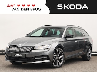 Skoda Superb Combi 1.4 TSI iV Sportline Business 218 pk DSG | Trekhaak | Canton Audio | Memory stoelen | DCC | Keyless | Stoelverwarming