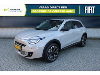 Fiat 600 La Prima Hybrid Turbo Charged 136pk I Automaat I Vegen Leather I Elektrische Stoelverstelling I Massage I Camera I Adaptive Cruise Control