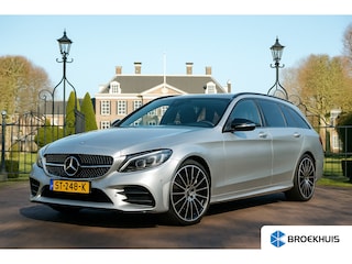 Mercedes-Benz C-klasse Estate 180CDI AMG PLUS UPGRADE | NL-AUTO! | FULL OPTION! | PANODAK | LEDER COMFORT | MEMORY SEATS | BURMESTER | STOELVERWARMING | CAMERA | NAVI | CLIMA | CRUISE | PARK SENS V+A | PERFECTE STAAT!!