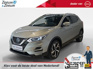 Nissan Qashqai 1.3 DIG-T Tekna *Bi-led verlichting*Trekhaak*19inch LMwielen*dodehoeksensoren*camera360vieuw*parkeersensoren voor en achter*dealeronderhouden*1500kg trekgewicht*