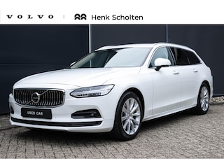 Volvo V90 B4 Business Pro | Blond Lederen Bekleding | 360° Parkeercamera | Parkeersensoren Voor & Achter | Elektrische achterklep | BLIS | Stoelverwarming | Stuurwielverwarming | Volvo on Call | Apple Car Play