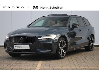 Volvo V60 T8 455PK Plug-in hybrid AWD Ultra Dark | Adaptive Cruise & Pilot Assist | Bowers & Wilkins High End Audio | Nappa Leder incl. Stoelventilatie | Stoel&Stuurverwarming | Glossy Black Emblemen |