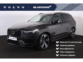 Volvo XC90 T8 Recharge AWD Ultra Dark - LONG RANGE - Luchtvering - Panorama/schuifdak - IntelliSafe Assist & Surround - 360º Camera - Adaptieve LED koplampen - Verwarmde voorstoelen, stuur & achterbank - Parkeersensoren voor & achter - Elektr. bedienb. voorstoelen met geheugen - Head up display - Draadloze tel. lader - Extra getint glas - Elektr. inklapbare trekhaak - 22' LMV