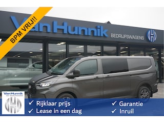 Ford Transit Custom 320L 136PK Trend DC AUT BPM VRIJ!! 13" Sync4 Navi, ACC, Cam, 2x Schuifdeur 17" LM!! NR. A243